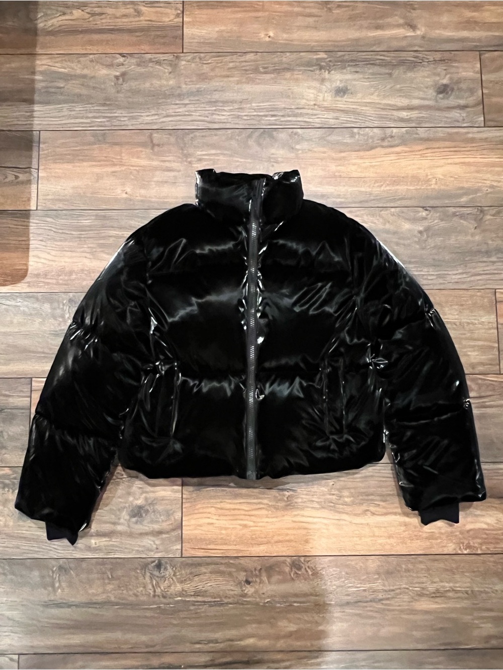 Garage Shine Puff Black Jacket S/M